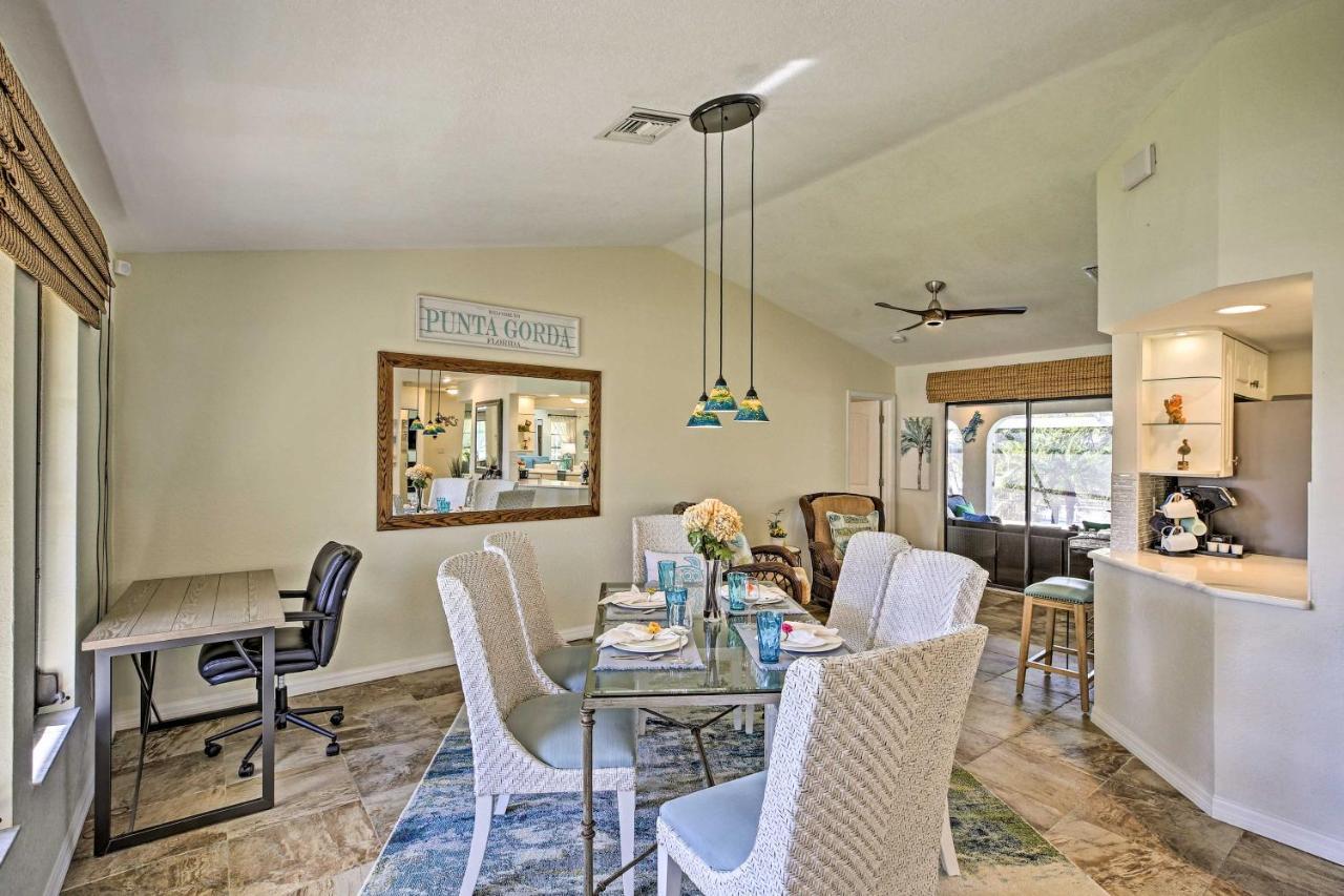 Canal Waterfront Home With Private Pool And Dock! Punta Gorda Esterno foto